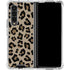 Leopard Print Galaxy Z Fold4 5G Clear Case